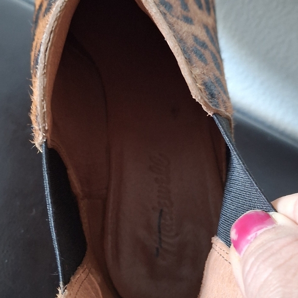 Madewell The Nico Calf Hair Ankle Boots Size. 9.5 - Picture 8 of 10